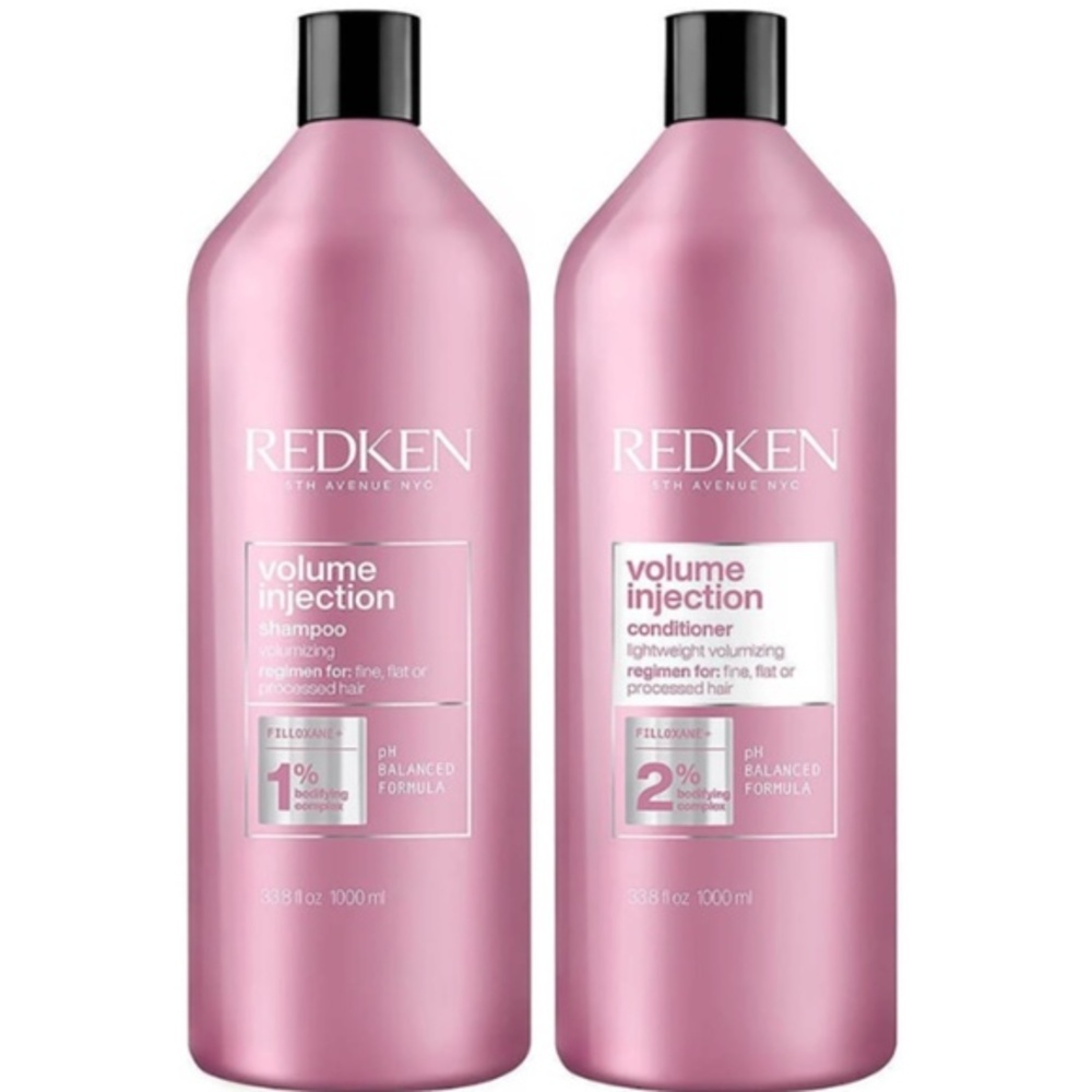 Redken Volume Injection Shampoo and Conditioner Liter Duo